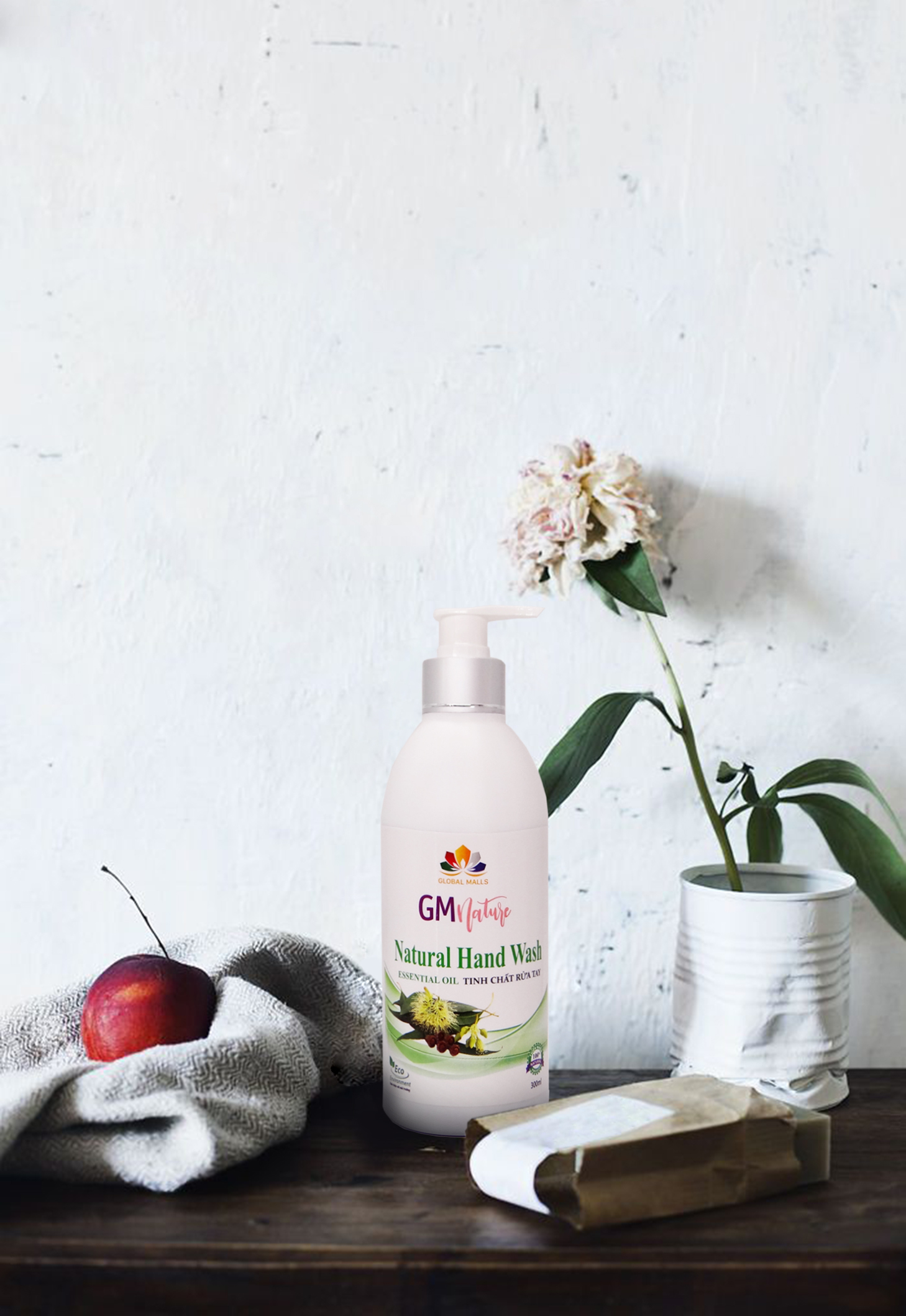 Nước rửa tay GMnature thiên nhiên chai 300ml